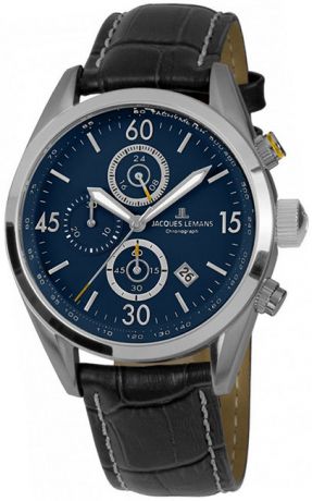Jacques Lemans Мужские швейцарские наручные часы Jacques Lemans 40-6C