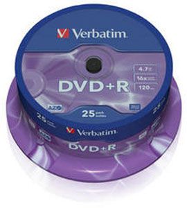 Verbatim 25 дисков 4,7Гб 16x Cake (43500)