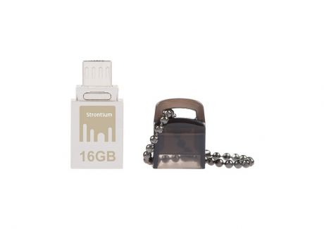 Strontium NITRO OTG 16Gb Silver USB 2.0/microUSB (SR16GSBOTG1)
