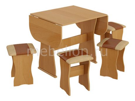Мебель Трия тип 4 ольха/бук/коричневый