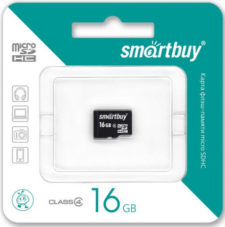 Smart Buy MicroSDHC 16Gb Class 4