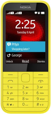 Nokia 225 Dual Sim Yellow