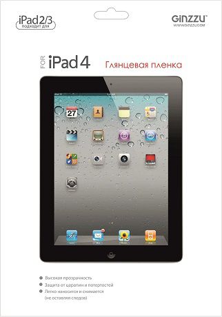 Ginzzu глянцевая для iPad Air 2