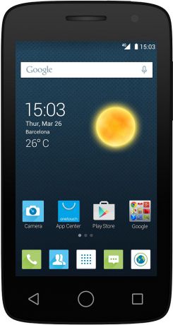 Alcatel One Touch POP 2 (4) 4045D Dual SIM LTE Black