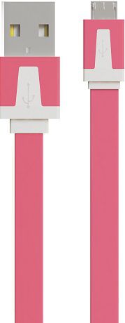 Vertex Дата-кабель Vertex USB - microUSB плоский Pink