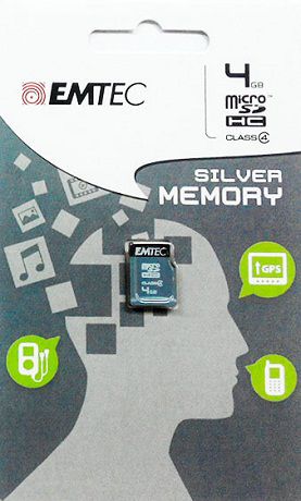 EMTEC MicroSDHC 4GB Class 4