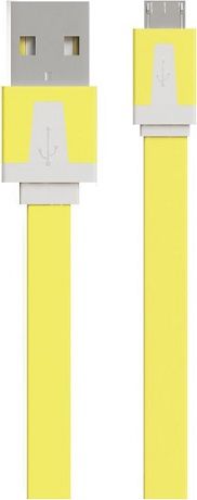 Vertex Дата-кабель Vertex USB - microUSB плоский Yellow