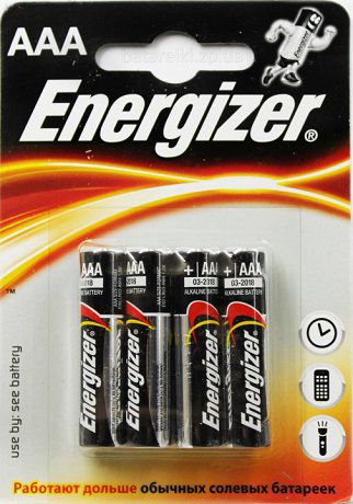 Energizer Батарея AAA Energizer Base LR03 4 шт блистер