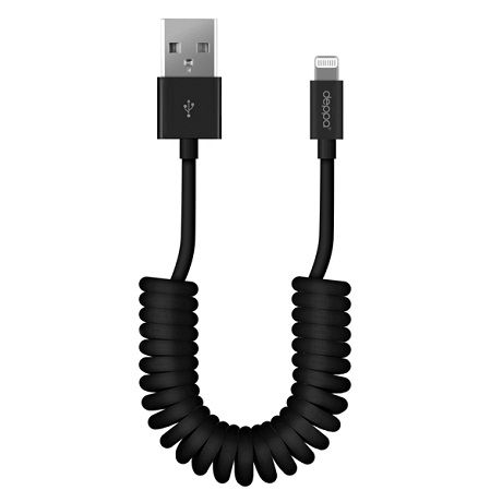 Deppa USB Дата-кабель Deppa USB - 8-pin MFI для Apple витой Black