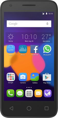 Alcatel One Touch 5019D PIXI 3 (4,5) LTE Dual sim Black