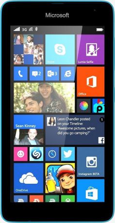 Microsoft Lumia 640 LTE Cyan
