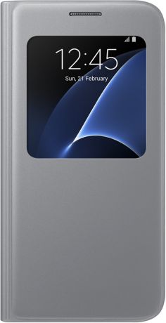 Samsung S View Cover для Galaxy S7 Silver EF-CG930P