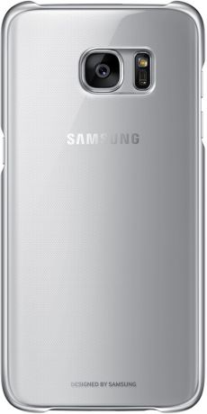 Samsung Clear Cover для Galaxy S7 Edge Silver EF-QG935C