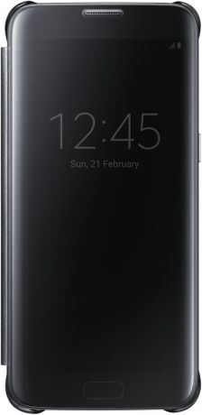 Samsung Clear View Cover для Galaxy S7 Edge Black EF-ZG935C