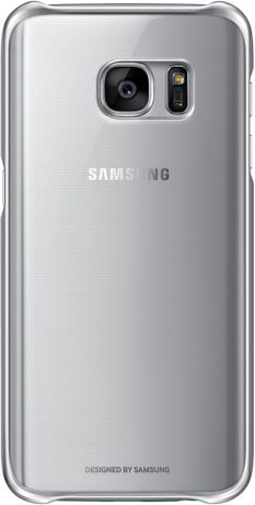 Samsung Clear Cover для Galaxy S7 Silver EF-QG930C