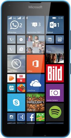 Microsoft Lumia 640 3G Dual SIM Cyan