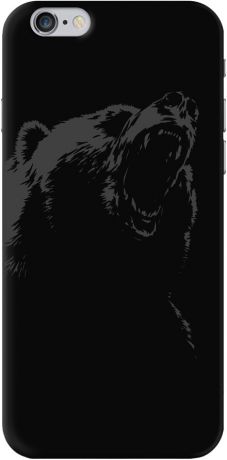 Deppa Art case для iPhone 6/6S Black-Медведь