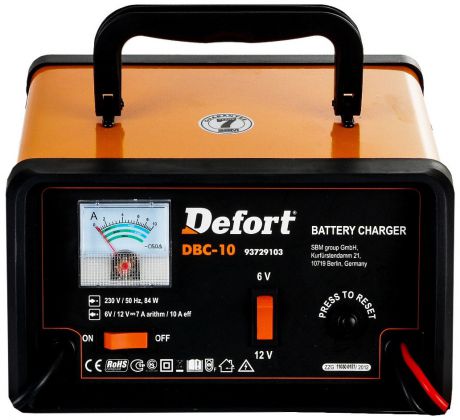 Defort DBC-10 (98299571) - зарядное устройство (Orange)