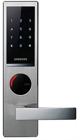 Samsung SHS-H635 FBS/EN (6020) - электронный дверной замок с ручкой (Silver)