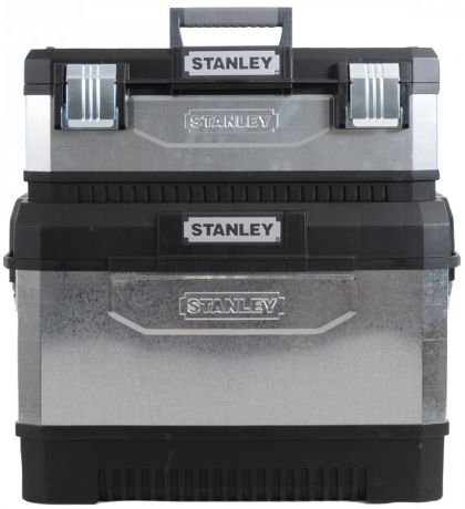 Stanley 1-95-832 - двухсекционный ящик для инструментов с колесами (Grey/Black)