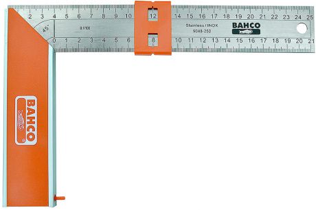 Bahco 9048-250 - угольник 25 см (Orange/Metallic)