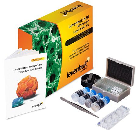 Levenhuk K50 - набор для опытов для микроскопа