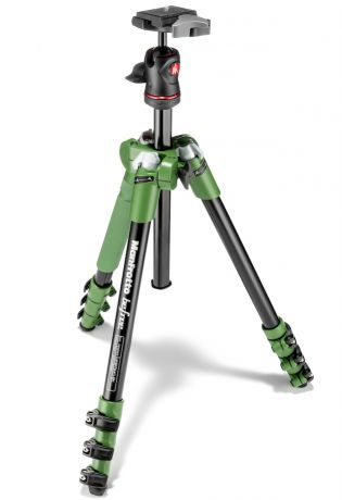Manfrotto MKBFRA4G-BH - штатив + шаровая головка для фотокамер (Green)