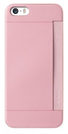 Ozaki O!coat 0.3+ Pocket (OC547PK) - чехол для iPhone 5/5S/SE (Pink)