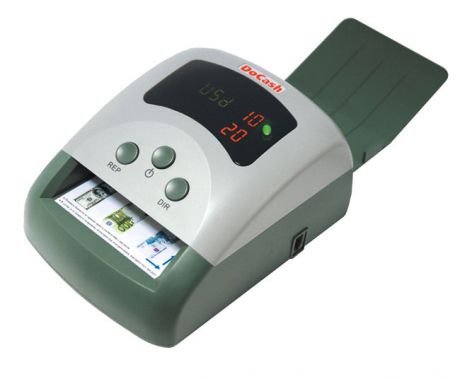 DoCash 410 RUB с АКБ (9279) - автоматический детектор банкнот (Green)