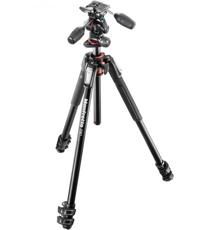 Manfrotto MK190XPRO3-3W - штатив + 3D-головка для фотокамер