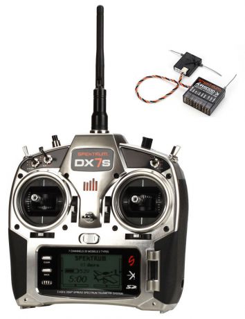 Spektrum DX7s + AR8000 MD2 - семиканальная радиоаппаратура для авиамоделей + приемник