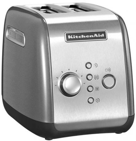 KitchenAid KMT221 2-slice Toaster (5KMT221ECU) - тостер на 2 хлебца (Contour Silver)