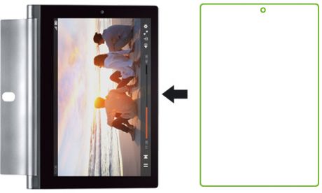 Ainy AC-L644 - защитная пленка для Lenovo Yoga Tablet II 8 (глянцевая)