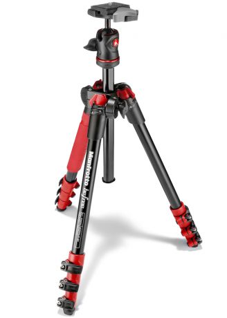 Manfrotto MKBFRA4R-BH - штатив + шаровая головка для фотокамер (Red)