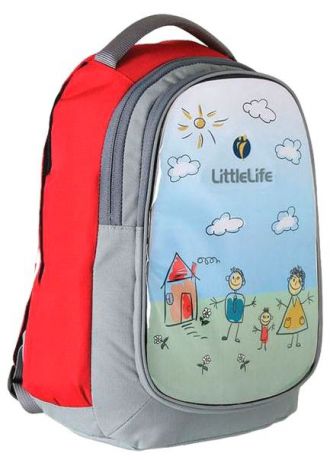 LittleLife Doodle (L10730) - рюкзак с альбомом (Red/Grey)