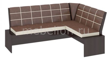 Мебель Трия Диван Кантри Т1 исп.2 венге/темно-коричневый