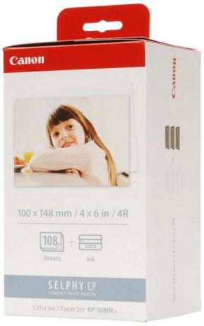 Canon KP-108IN (3115B001) - комплект расходных материалов для принтеров Canon Selphy
