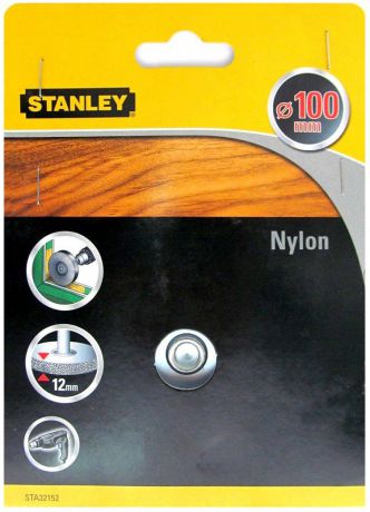 Stanley D 100 мм (32152-XJ) - щетка дисковая нейлоновая для дрели