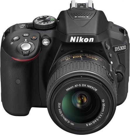 Фотоаппарат Nikon D5300 Kit (D5300 Body Black + 18-55 VR II Black)