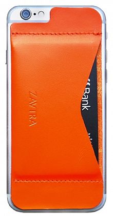 Кошелек-накладка Zavtra для iPhone 6/6S (Orange)