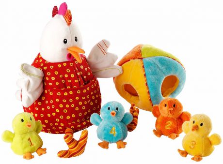 Lilliputiens Курочка Офелия и ее цыплятки (86635) - развивающая игрушка (Multicolor)