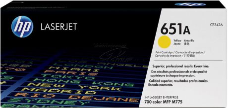 HP 651A (CE342A) - картридж для принтера картридж HP LaserJet (Yellow)