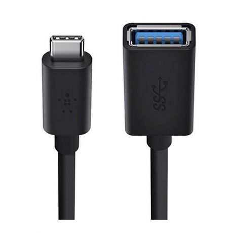 Belkin USB-C to USB-A Adapter (F2CU036btBLK) - кабель-переходник (Black)