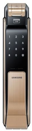 Samsung SHS-P718 XBG/EN - биометрический дверной замок с ручкой (Gold)