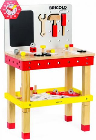 Janod Большая мастерская (J06492) - магнитный игровой набор, 40 предметов (Red)