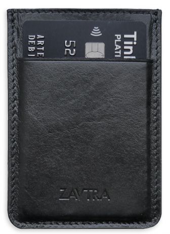 Zavtra - минималистичный кошелек (Black)
