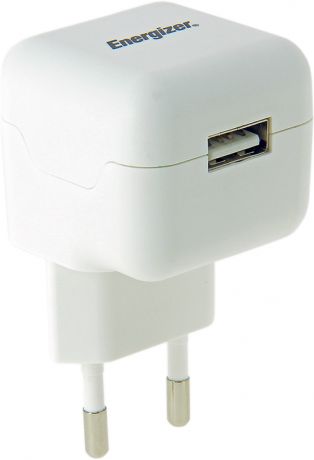 Energizer AC1UEUHIP5 - сетевое зарядное устройство для iPhone 5S/iPod 5Gen/iPad Air/iPad mini Retina (White)