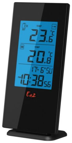 Ea2 BL501 - термометр с часами (Black)