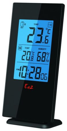 Ea2 BL502 - термометр с часами (Black)