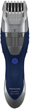 Panasonic ER-GB40-S520 - машинка для стрижки бороды и усов (Gray/Blue)